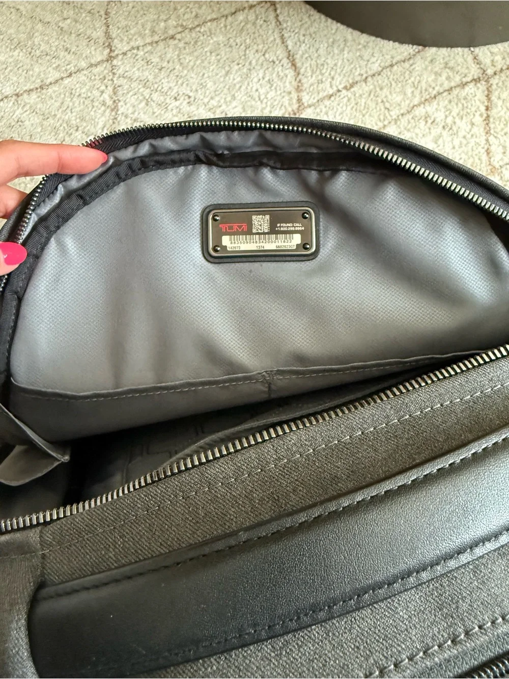 Tumi Gray Women's Backpack - Modern Everyday Pack